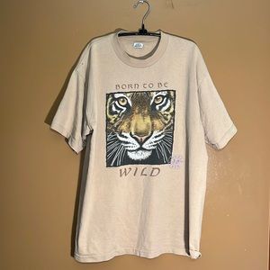 Vintage Born To Be Wild Tiger Tee🐅
